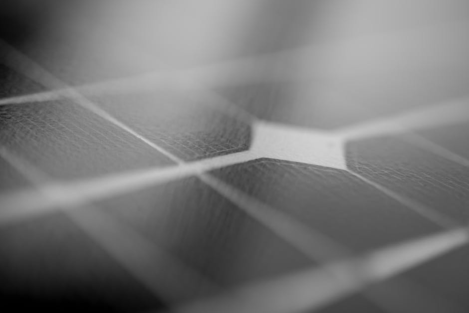 Close up of modern residential solar panels
